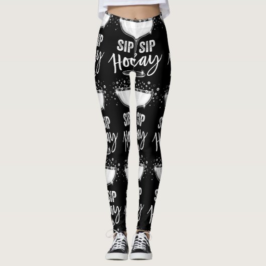 ***SIP SIP HOORAY*** LEGGINGS (Voorkant)