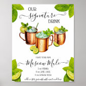 SIP, SIP Hooray Moscow Mule Signature Drink Recept Poster (Voorkant)