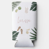 Sip Sip Hooray Persoonlijk Afscheid Als Meisje Seltzer Blikjeskoeler (Achterkant)