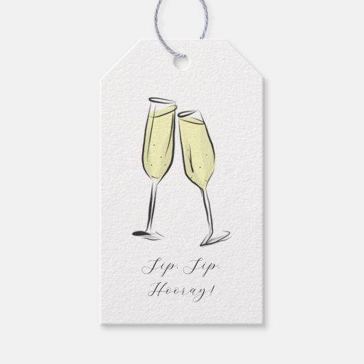 SIP, SIP Hooray Prosecco Gift Labels Cadeaulabel (Voorkant)