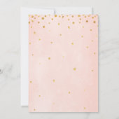 Sip Sip Hooray Shower of Engagement Party Kaart (Achterkant)