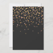 Sip Sip Hooray Simple Black Gold Virtual Shower Kaart (Achterkant)