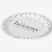 sip sip hooray verjaardagsfeestje bord (Gekanteld)