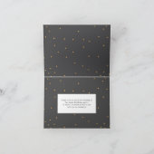 Sip sip horay modern elegant verjaardagsfeest bedankkaart (Binnen)