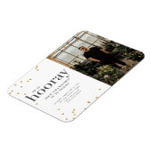 Sip sip horay modern elegant verjaardagsfeest invi magneet (Linkerzijde)