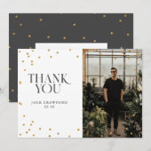 Sip sip horay moderne elegante verjaardagsfeestje bedankkaart (Voorkant / Achterkant)