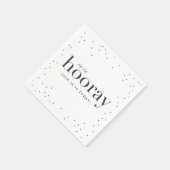 sip sip horay verjaardagsfeestje napkin servet (Hoek)