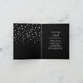 Sip Sip Sip Hooray Black & White Birthday Quote Fo (Binnen)