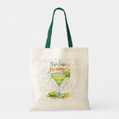 Sip Sip Sip Horray Bubbles Birthday Party Tote Bag (Achterkant)