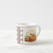 Sip, Sip, Spook! Halloween Pumpkin Mug Design Espresso Kop (Voorkant rechts)
