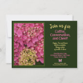 Sip Smile & Celebrate Coffee Morning in de tuin Kaart (Achterkant)