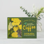 Sip Smile & Celebrate Coffee Morning in de tuin Kaart (Staand voorkant)