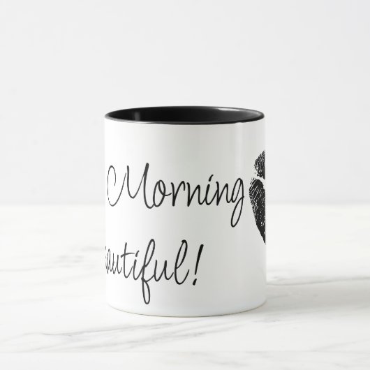 Sip & Smile - Goede Morgen Mooie Cup Mok (Midden)