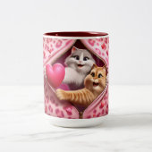 Sip, Smile, Liefde: Valentijnsdag Koffie Mok Bliss (Center)