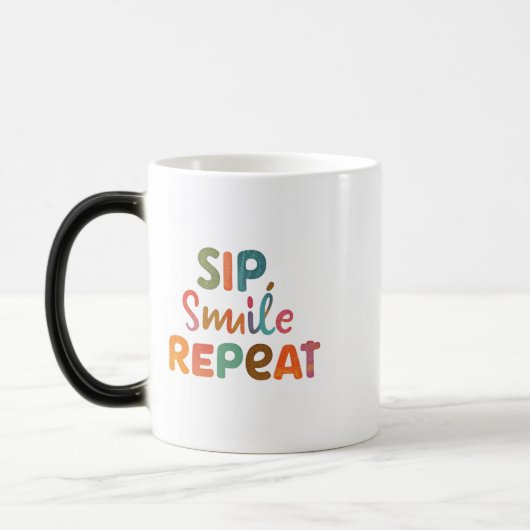 Sip, Smile, Repeat - 11 oz Morphing Mok (Links)