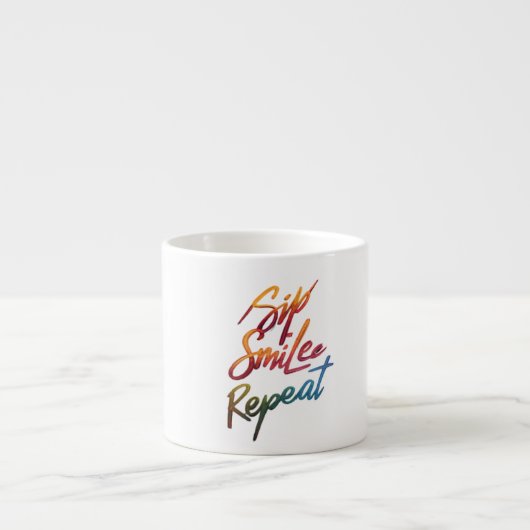 Sip, Smile, Repeat - Specialty Espresso Mokken (Voorkant)