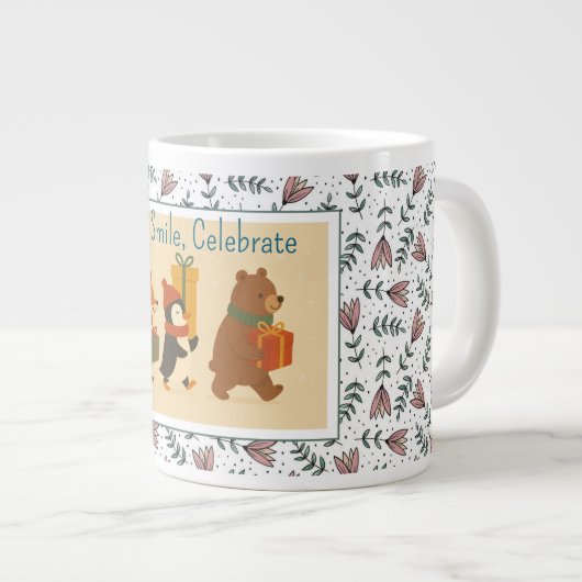 Sip Smile viert feest met vrienden Grote Koffiekop (Voorkant rechts)