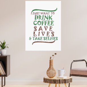 Sip, Snap, Smile: De koffie en de Selfie Lover Poster