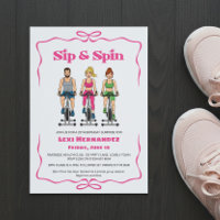 Sip & Spin 25e Verjaardagsverrassing Fitness