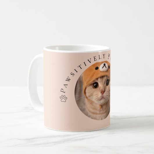 Sip, Spint, herhaal ik Schattigee kat Mok (Voorkant links)