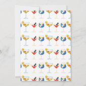 Sip Spritz Hooray Party Cocktails Drink verjaardag Kaart (Achterkant)