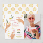 Sip Spritz Hooray Photo Cocktails Drink verjaardag Kaart (Voorkant / Achterkant)