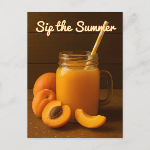 Sip the Summer - Abrikozensap Briefkaart