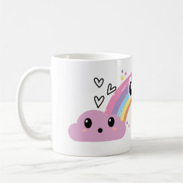 Sip Under the Rainbow” Cute Mug Koffiemok