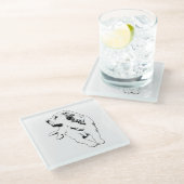 SIP Watch Retriever Glazen Onderzetter (Schuin)