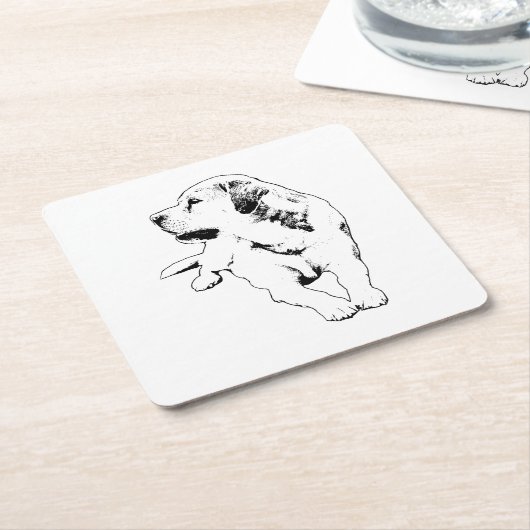 SIP Watch Retriever Kartonnen Onderzetters (Schuin)