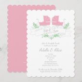  SIP & ZIE roze pram Kaart (Voorkant / Achterkant)