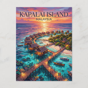 Sipadan Kapalai Dive Resort Maleisië Briefkaart