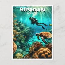 Sipadan Malaysia Scuba Diver