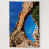 Sipapu Bridge Utah. Jigzaag Puzzle Legpuzzel (Verticaal)