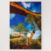 Sipapu Bridge Utah. Jigzaag Puzzle Legpuzzel (Verticaal)