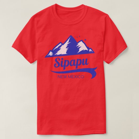 Sipapu ski New Mexico T-shirt (Design voorkant)