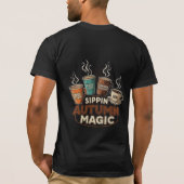 Sippin' Autumn Magic Koffie & Thee Selectie T-shirt (Achterkant)