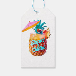Sippin’ & Chillin’ Tropical Party Design Cadeaulabel