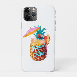 "Sippin’ & Chillin’" Tropische Vibe Drink Case-Mate iPhone Case
