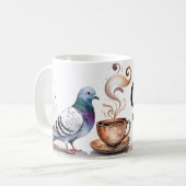 Sippin’ Coffee & Watching Pigeons Mok (Voorkant links)