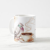 Sippin’ Coffee & Watching Pigeons Mok (Voorkant links)