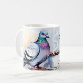 Sippin’ Coffee & Watching Pigeons Mok (Voorkant links)