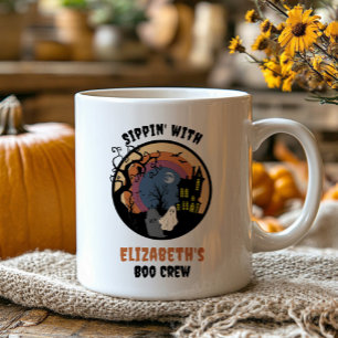 Sippin’ met de Boo Crew Halloween Faux Papercut Koffiemok
