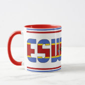 Sippin' met Eswatini Patriotic Coffee Mok (Links)