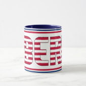 "Sippin' met Liberia" Patriottische Koffie Mok (Midden)