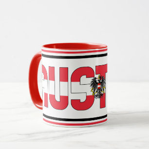 Sippin' met Oostenrijk Patriotic Coffee Mok