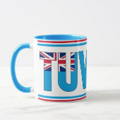 Sippin' met Tuvalu Patriotic Coffee Mok (Links)