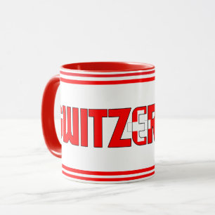 Sippin' met Zwitserland Patriotic Coffee Mok
