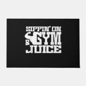 Sippin on Gym-Juice - Mannen Shirten voor werkende Deurmat (Voorkant)