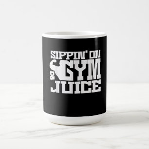 Sippin on Gym-Juice - Mannen Shirten voor werkende Magische Mok